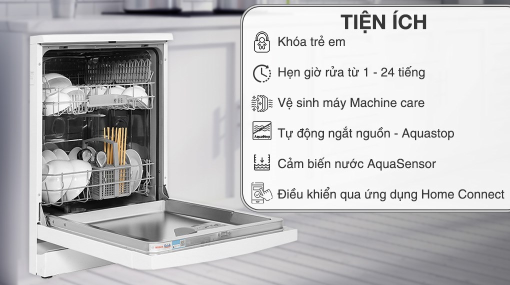 Máy rửa bát Bosch SMS2ITW04E TGB