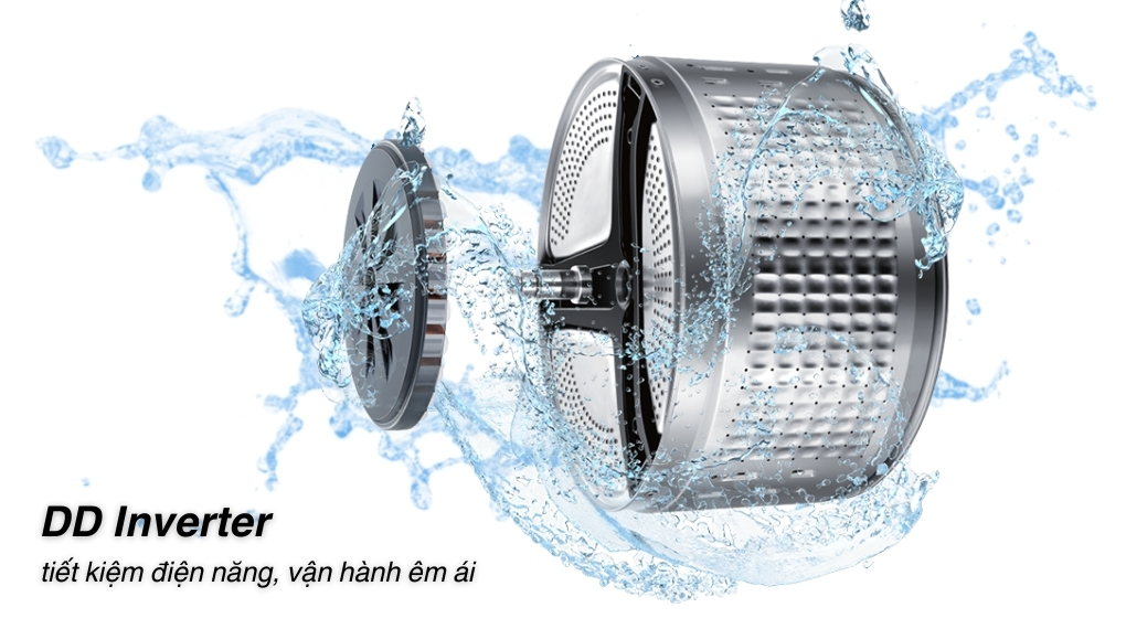 Máy giặt Aqua Inverter 12 kg AWM12-BSR1K(BU)