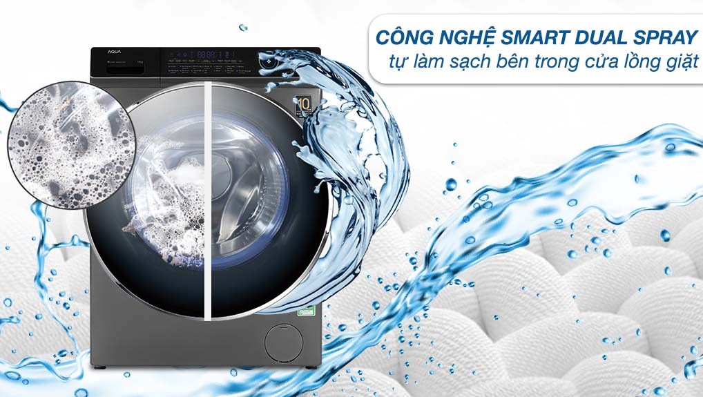 Máy giặt Aqua Inverter 15 kg AQD-A1500H PS