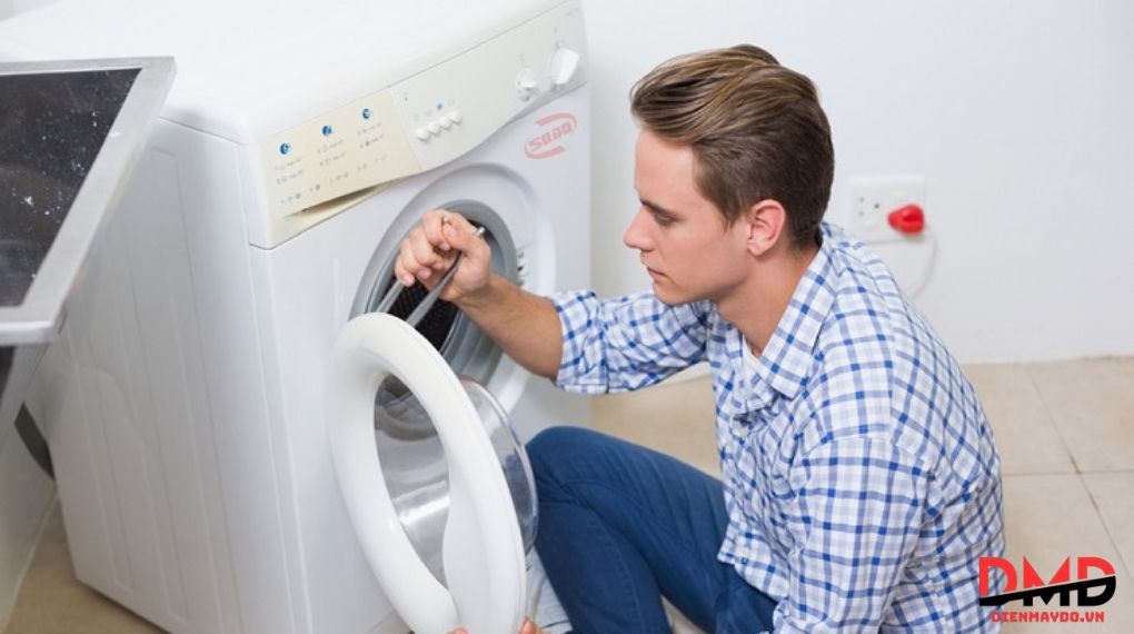 Máy giặt báo lỗi rung lắc – nguyên nhân và xử lý
