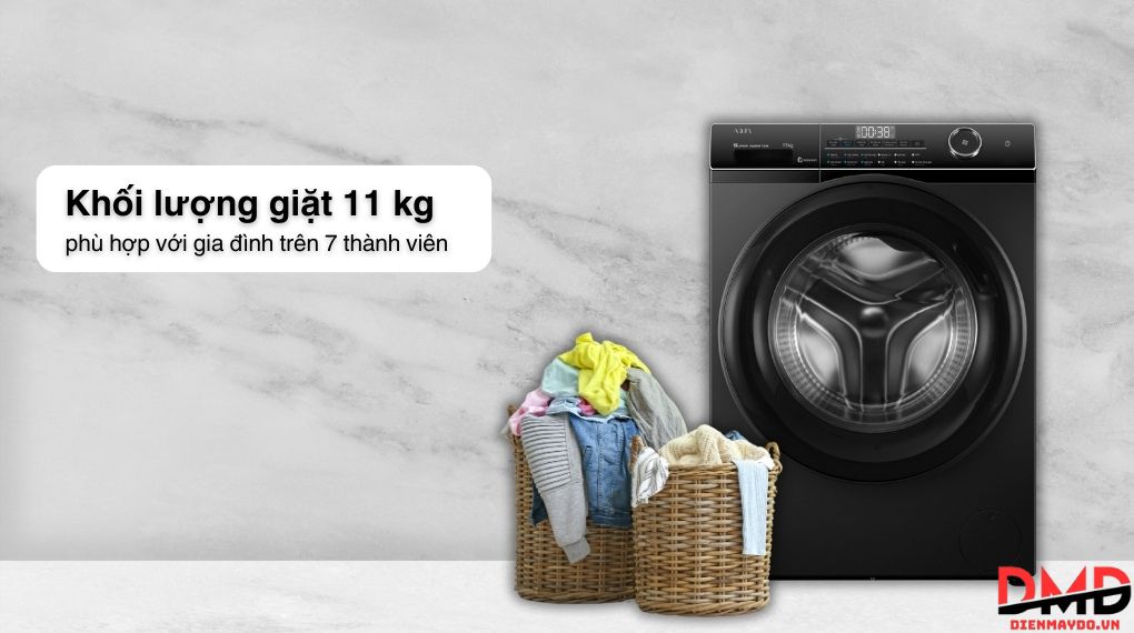 Vì sao phải tính đúng dung tích khi mua máy giặt cho gia đình 5 người?
