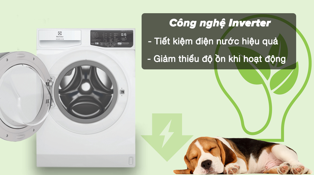 Máy giặt Electrolux Inverter 9 kg EWF9025DQWB