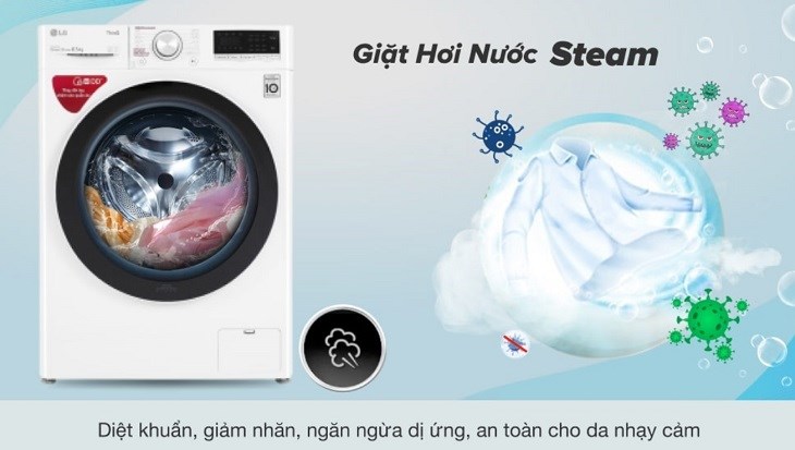 Máy giặt hơi nước là gì