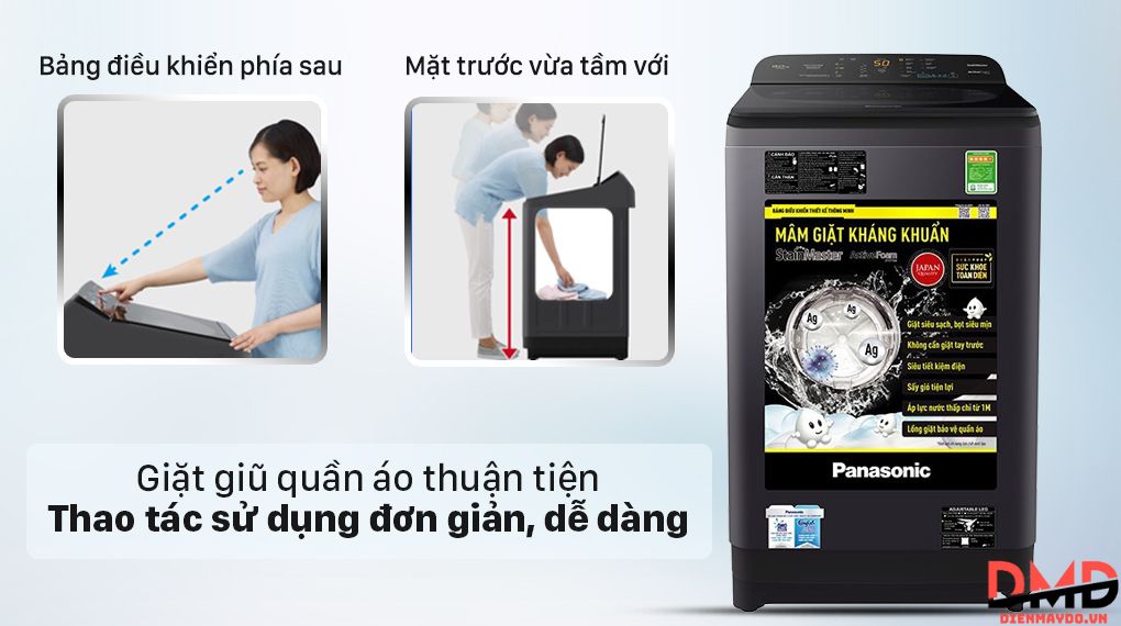 Máy giặt Panasonic Inverter 10 kg NA-F100A9BRV