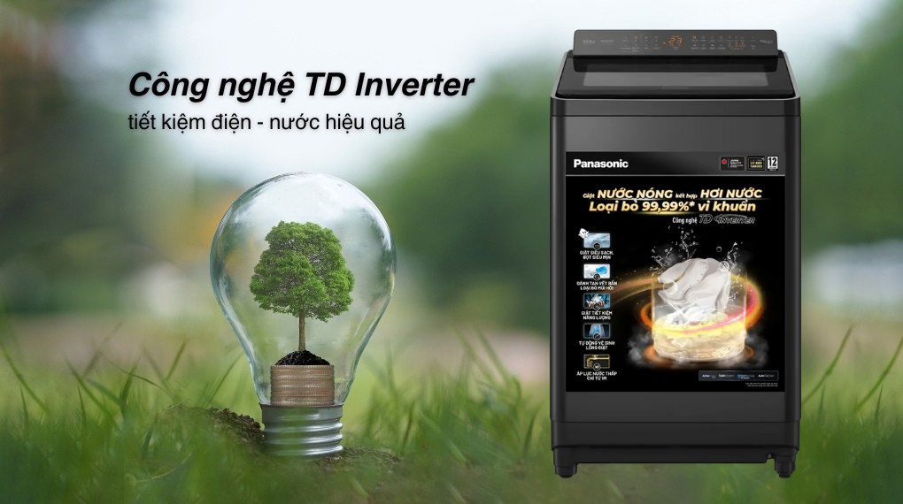 Máy giặt Panasonic Inverter 10.5 kg NA-FD105V3BV