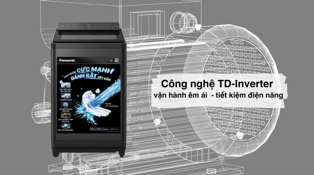 Máy giặt Panasonic Inverter 10.5 Kg NA-FD105X3BV