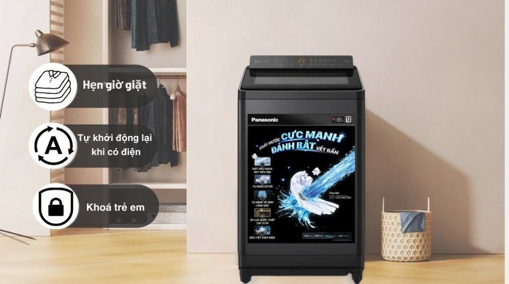 Máy giặt Panasonic Inverter 10.5 Kg NA-FD105X3BV