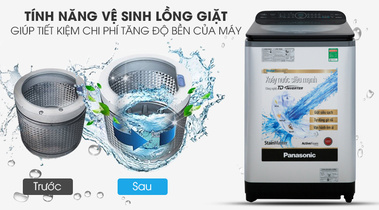 Máy giặt Panasonic Inverter 11.5 kg NA-FD11XR1LV