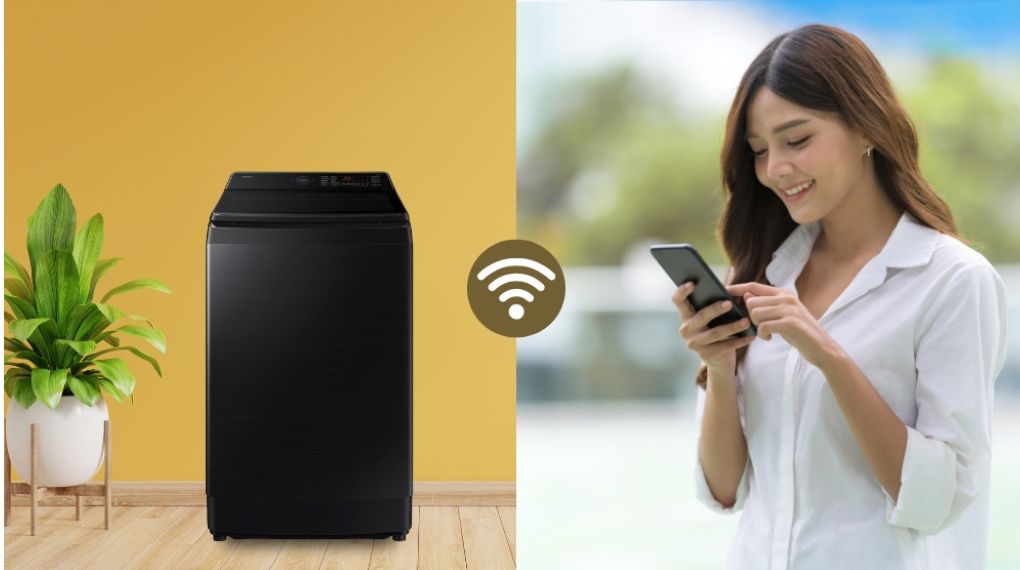 Máy giặt Samsung AI Wash Inverter 15 kg WA80F15B6BSV