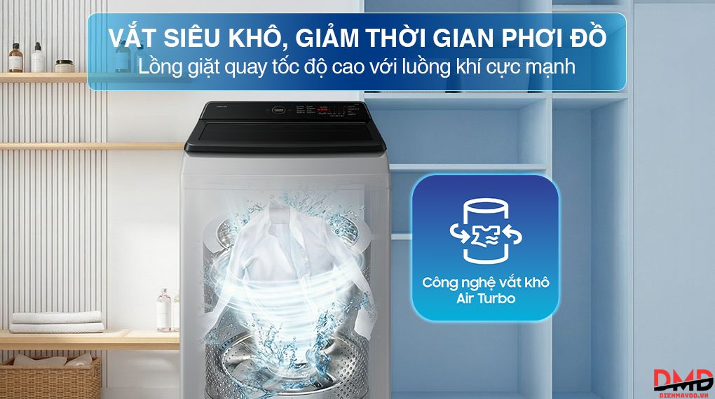 Máy giặt Samsung Inverter 12.5 kg WA40F12E4LSV