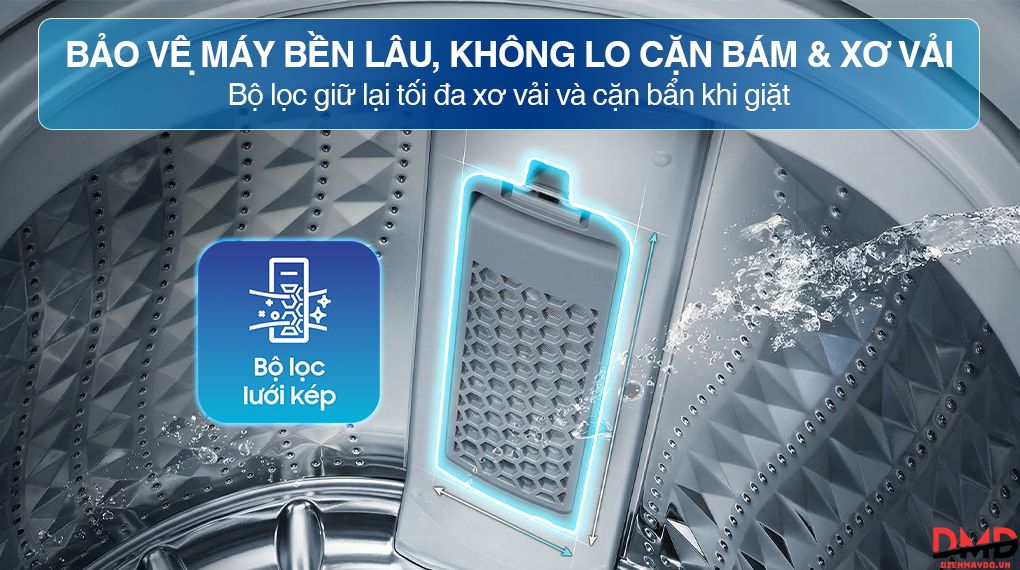 Máy giặt Samsung Inverter 12.5 kg WA40F12E4LSV