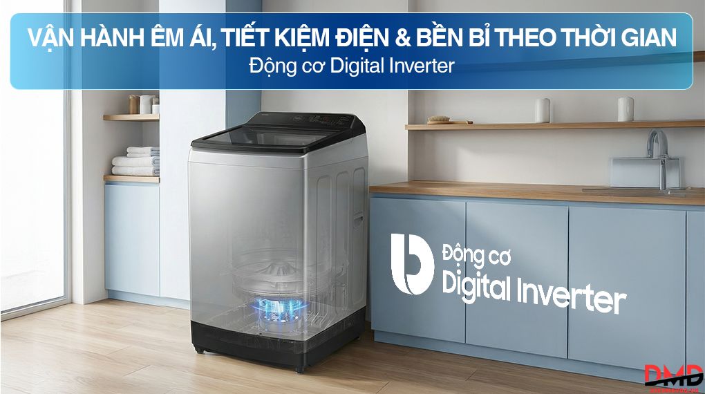 Máy giặt Samsung Inverter 12.5 kg WA40F12E4LSV