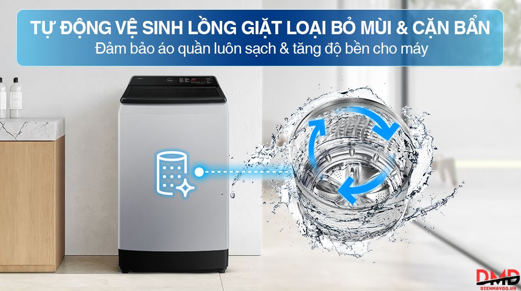 Máy giặt Samsung Inverter 12.5 kg WA40F12E4LSV