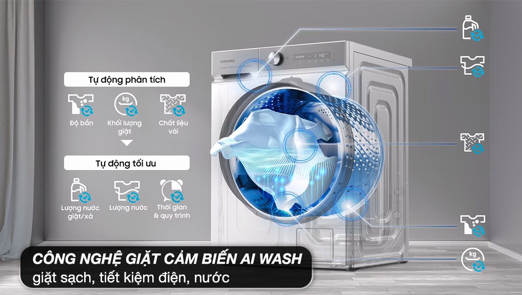 Máy giặt Samsung Inverter 14 kg WW14BB944DGHSV