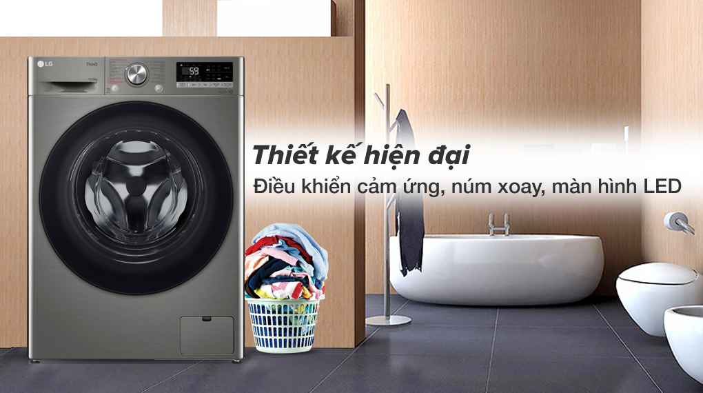 Máy giặt sấy LG Inverter 11/7 kg FV1411D4B