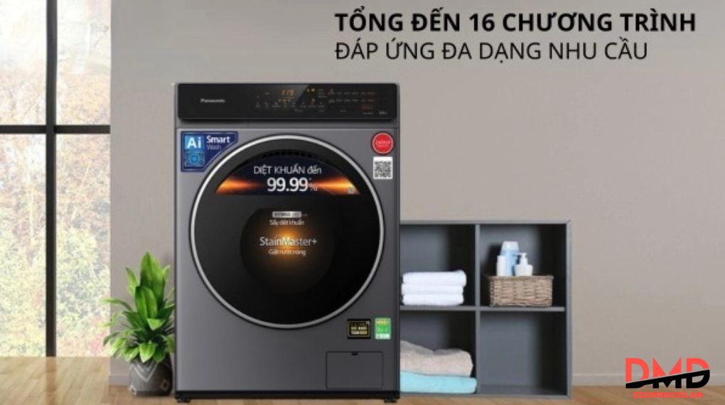 Máy giặt sấy Panasonic Inverter 10/2 kg NA-V10FC1LVT