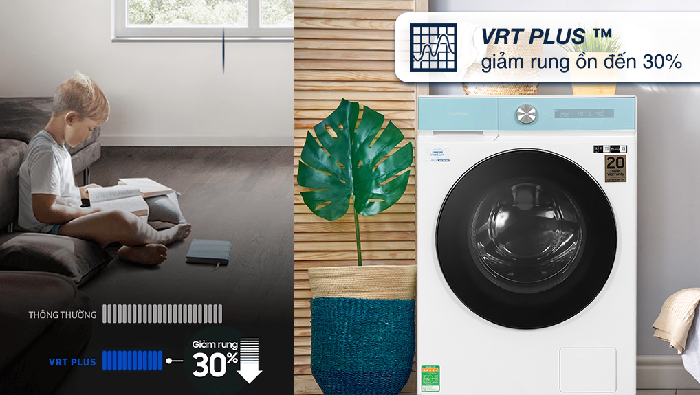 Máy giặt sấy Samsung Bespoke Inverter 14/8 kg WD14BB944DGMSV