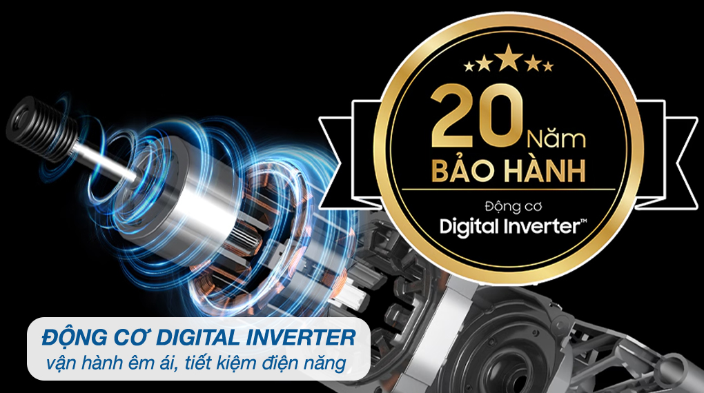 Máy giặt sấy Samsung Inverter 12/7 kg WD12DB7B85GBSV