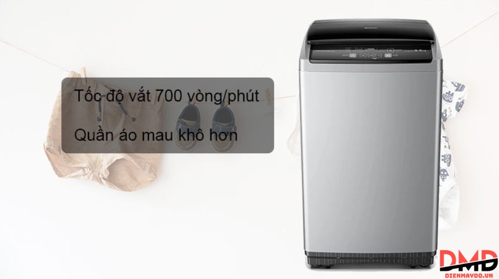 Máy giặt Sharp 8.5 kg ES-Y85HV-S