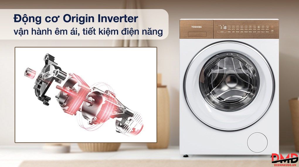 Máy giặt Toshiba Inverter 10.5 kg TW-T37BZP115MWV(WT)