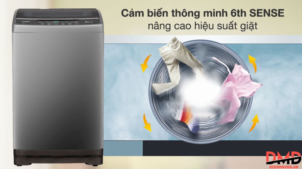 Máy giặt Whirlpool Inverter 10.5 kg VWVD10502FG