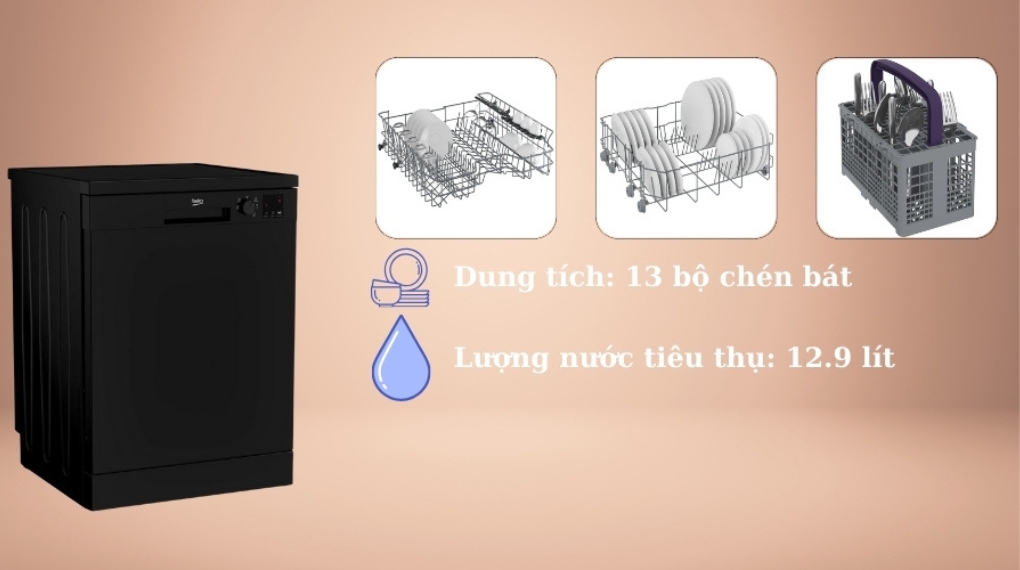 Máy rửa bát Beko DVN05321B