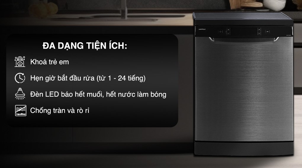 Máy rửa bát Hafele HDW-F602EB