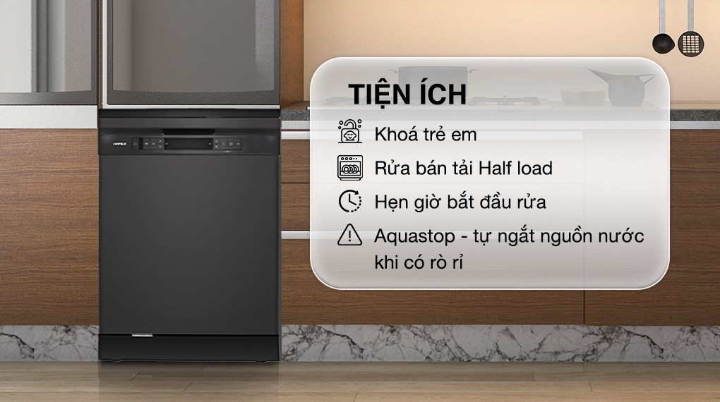 Máy rửa bát Hafele HDW-F605B