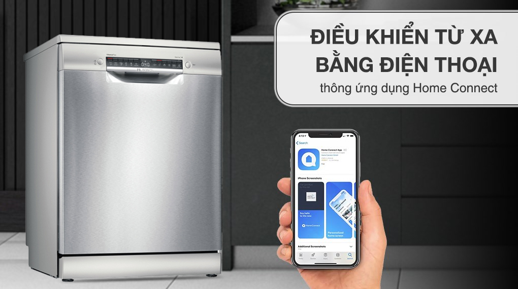 Máy rửa bát độc lập Bosch SMS4EKI06E