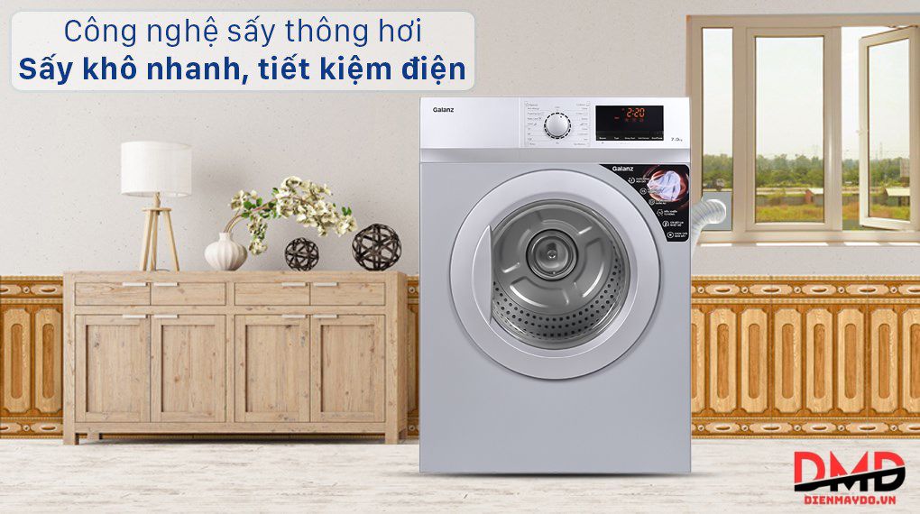 Máy sấy bao nhiêu kg phù hợp cho gia đình 2–4 người?