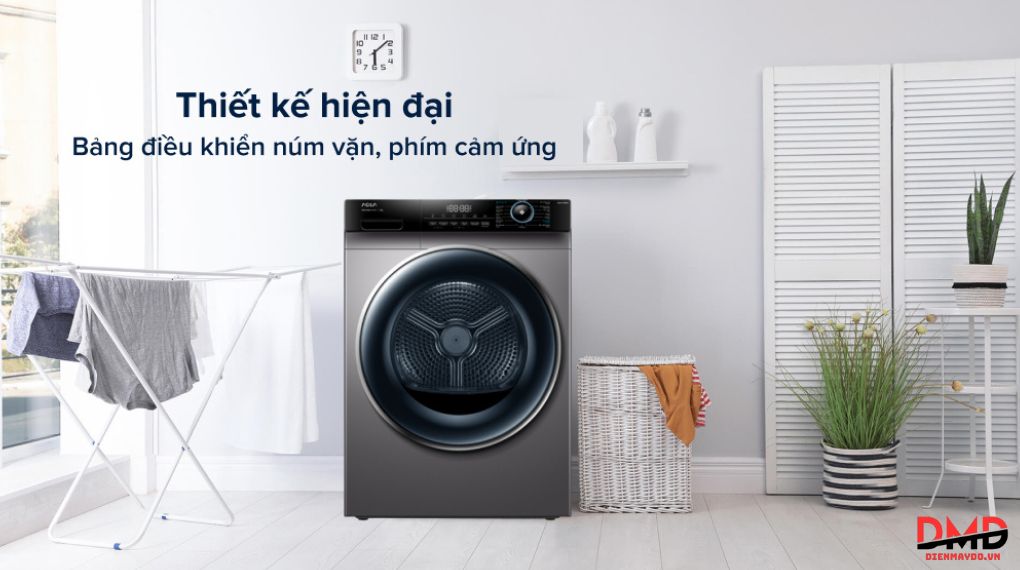 Máy sấy bơm nhiệt Aqua 10 kg AQH-H1000H PS