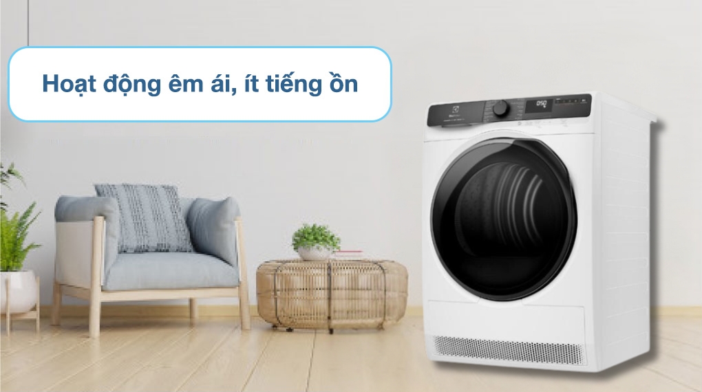 Máy sấy bơm nhiệt Electrolux 8 kg EDH803J5WC