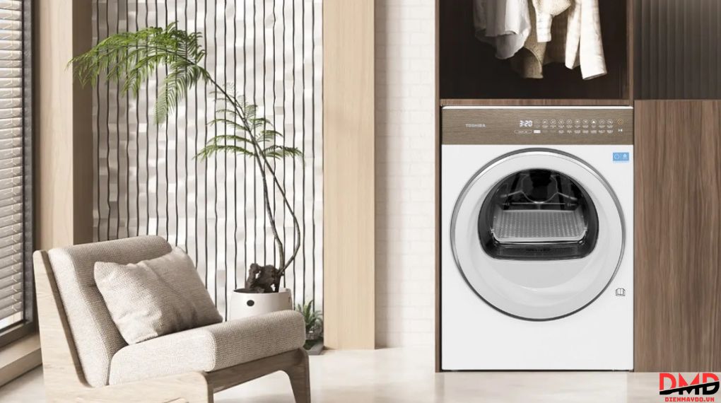 Máy sấy bơm nhiệt Toshiba 8 kg TD-T37BS90HWV(WT)