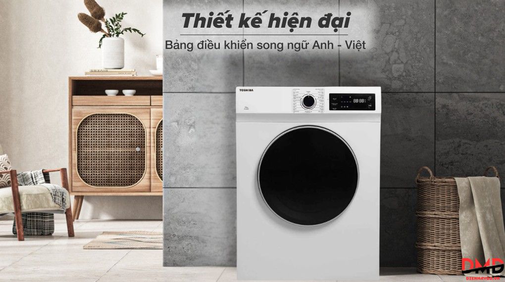 Máy sấy thông hơi 7 kg Toshiba TD-H80SEV(WK)