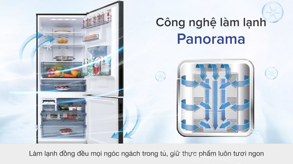 Tủ lạnh Panasonic Inverter 377 lít NR-BX421GPKV