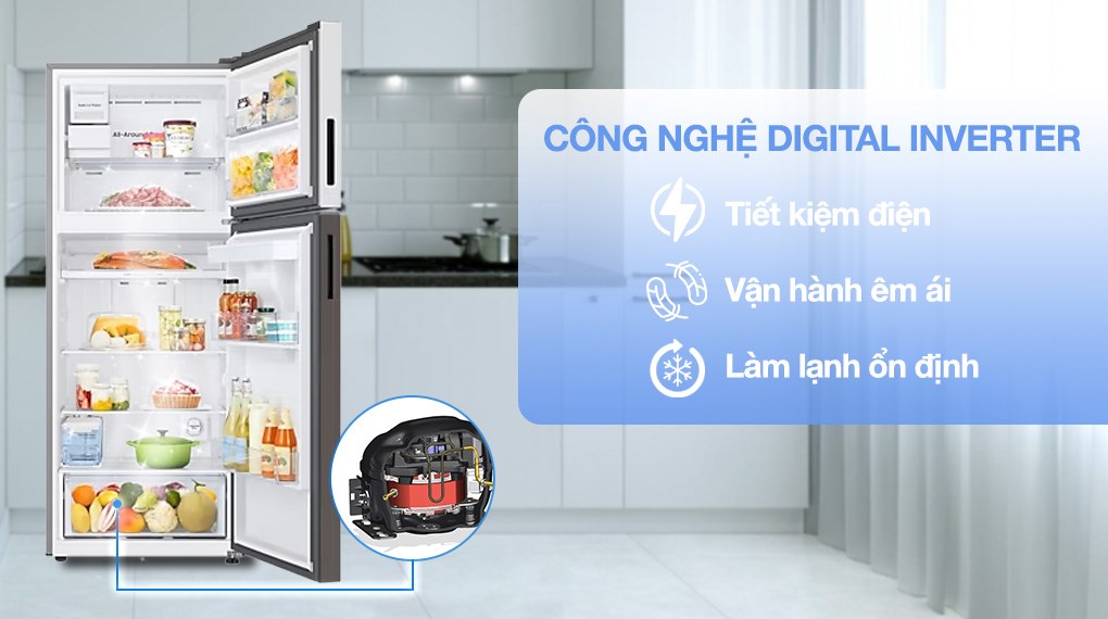 Tủ lạnh Samsung Inverter 406 lít Bespoke RT42CB6784C3SV
