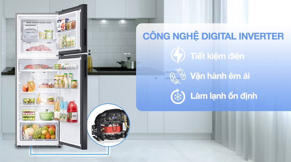 Tủ lạnh Samsung Inverter 460 lít Bespoke RT47CB66868ASV
