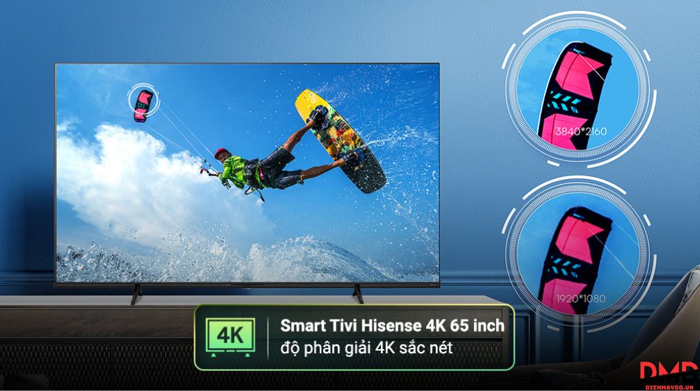 Smart Tivi Hisense 4K 65 inch 65A6Q