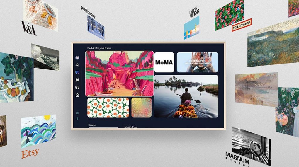 Smart Tivi Khung Tranh The Frame QLED Samsung Vision AI 4K 65 inch QA65LS03F