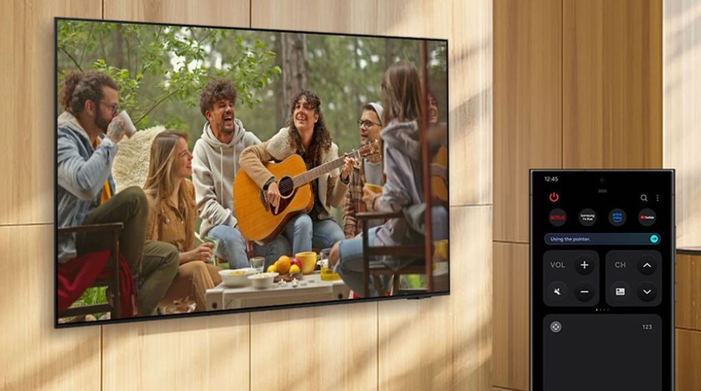 Smart Tivi Samsung QLED Vision AI 4K 85 inch QA85Q7F