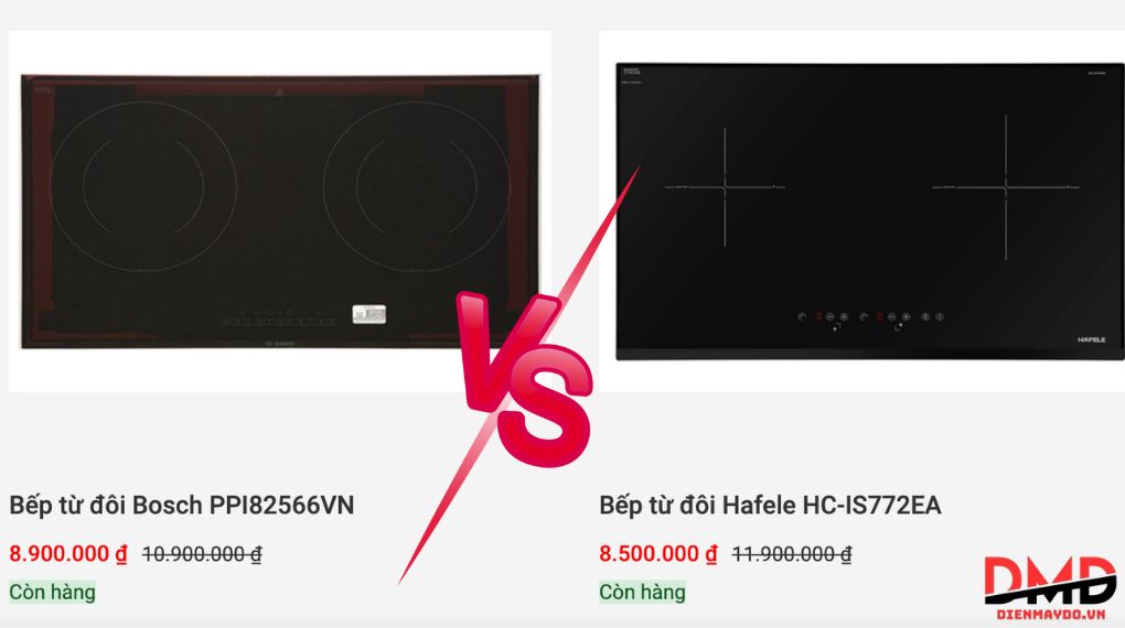 Vì sao cần so sánh bếp từ Bosch và Hafele?