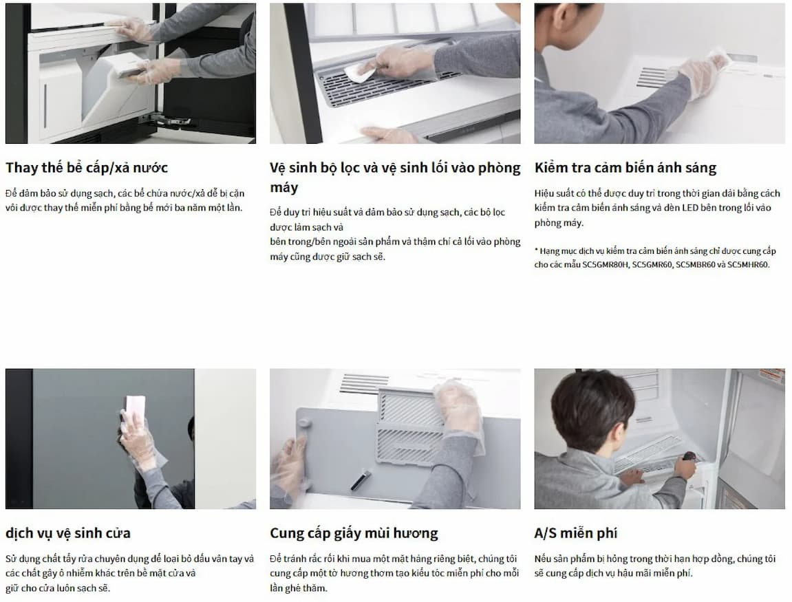 Tủ Chăm Sóc Quần Áo LG 5 móc SC5GMR80H