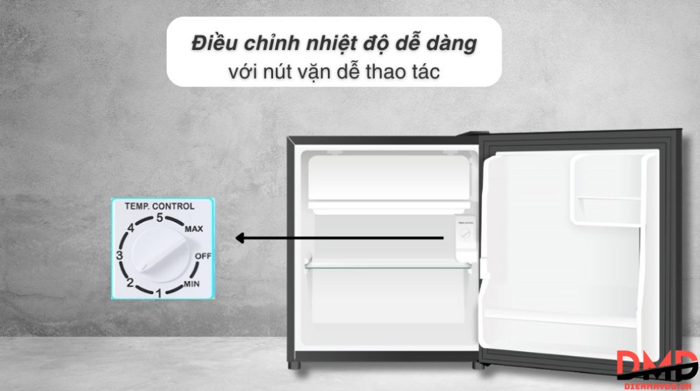 Tủ lạnh Aqua 50 lít AQR-D60FA(BS)