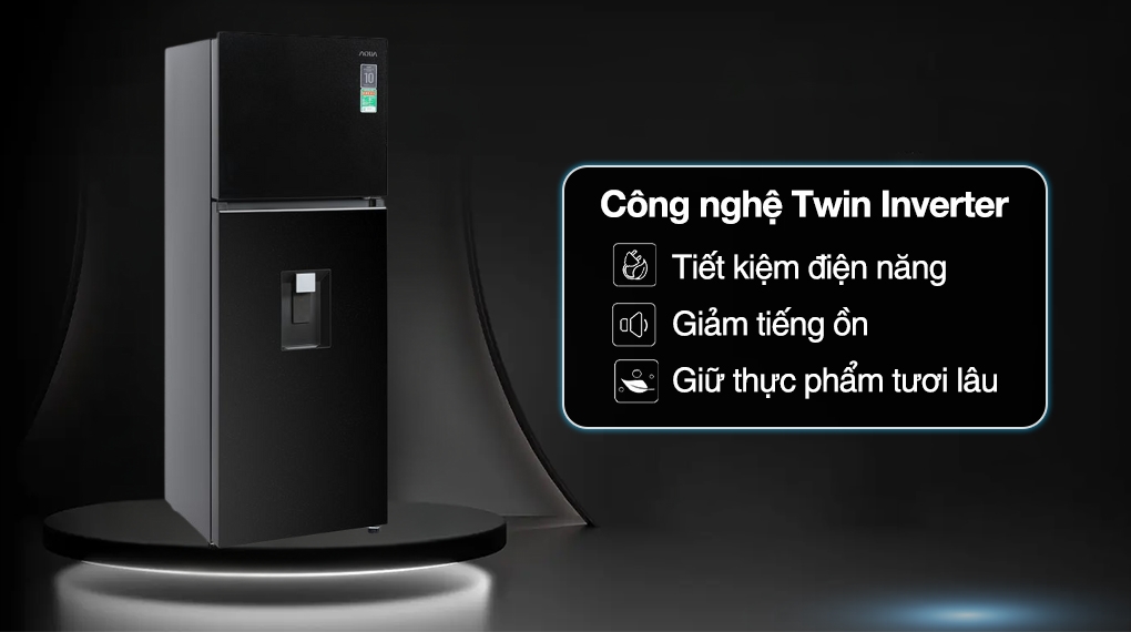 Tủ lạnh Aqua Inverter 236 lít AQR-T265FA(WFB)