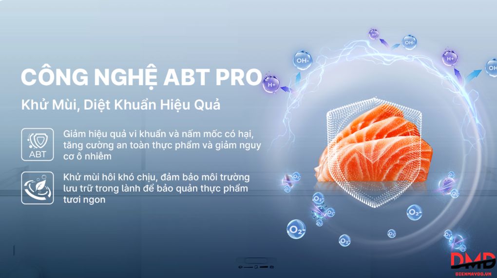 Tủ lạnh Aqua Inverter Multi Door 529 lít AQR-M600XA(GC)