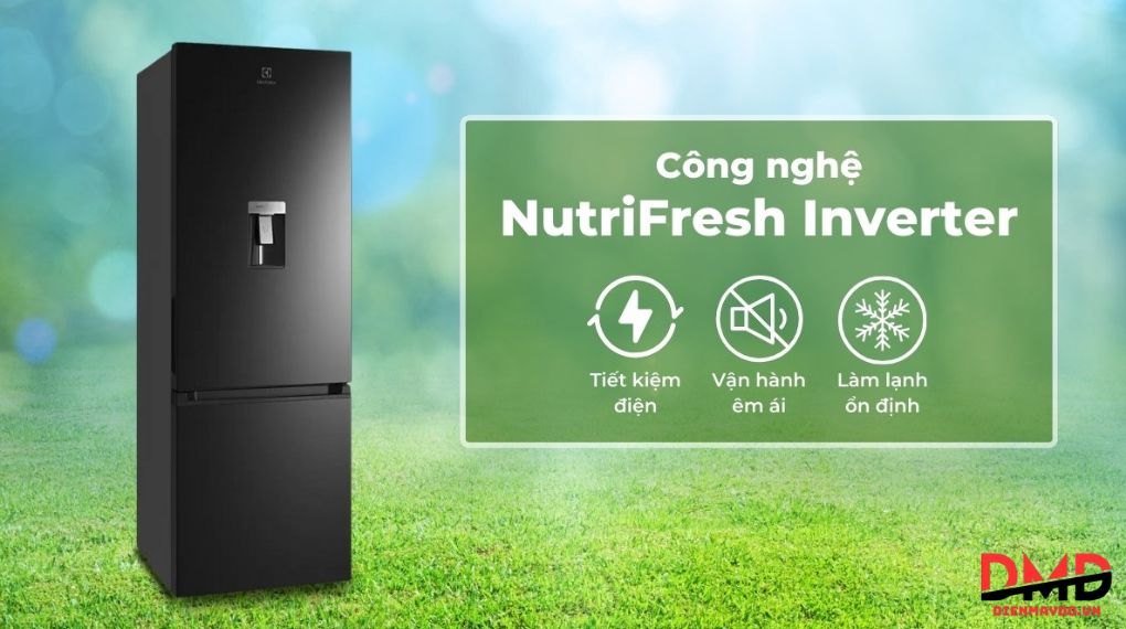 Tủ lạnh Electrolux Inverter 335 lít EBB3742M-H
