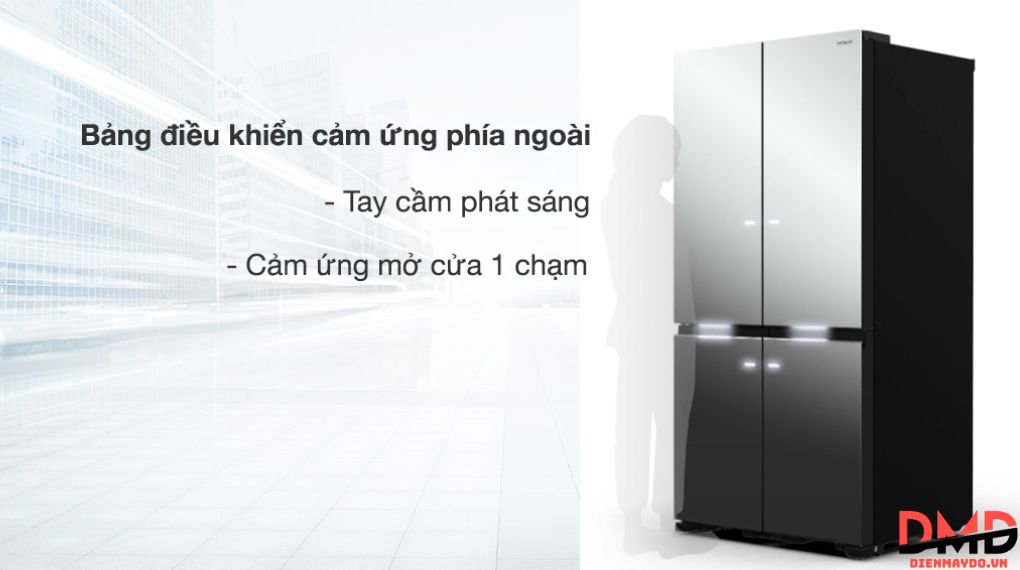Tủ lạnh Hitachi Inverter 569 lít R-WB640VGV0X MIR