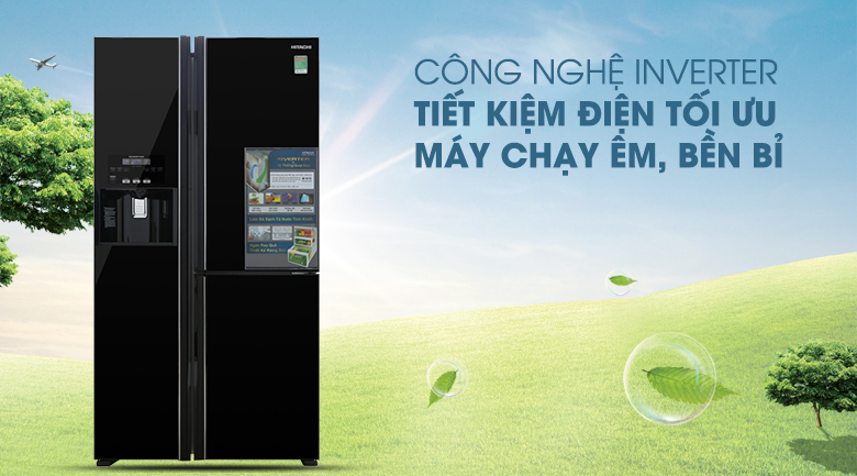 Tủ lạnh Hitachi Inverter 584 lít R-FM800GPGV2 GBK