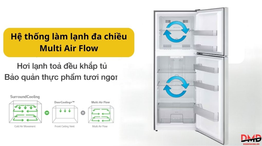 Tủ lạnh LG Inverter 292 lít T30SV