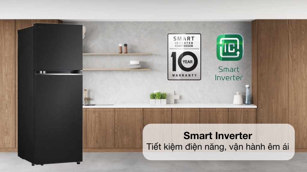 Tủ lạnh LG Inverter 315 lít LTB31BLMA